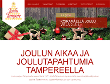 Tablet Screenshot of joulutampere.fi